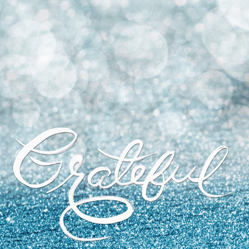 Reproduction d’art textuel sur toile, "Grateful IV" par Marmont Hill, H 24 po x l 24 po x P 1,5 po
