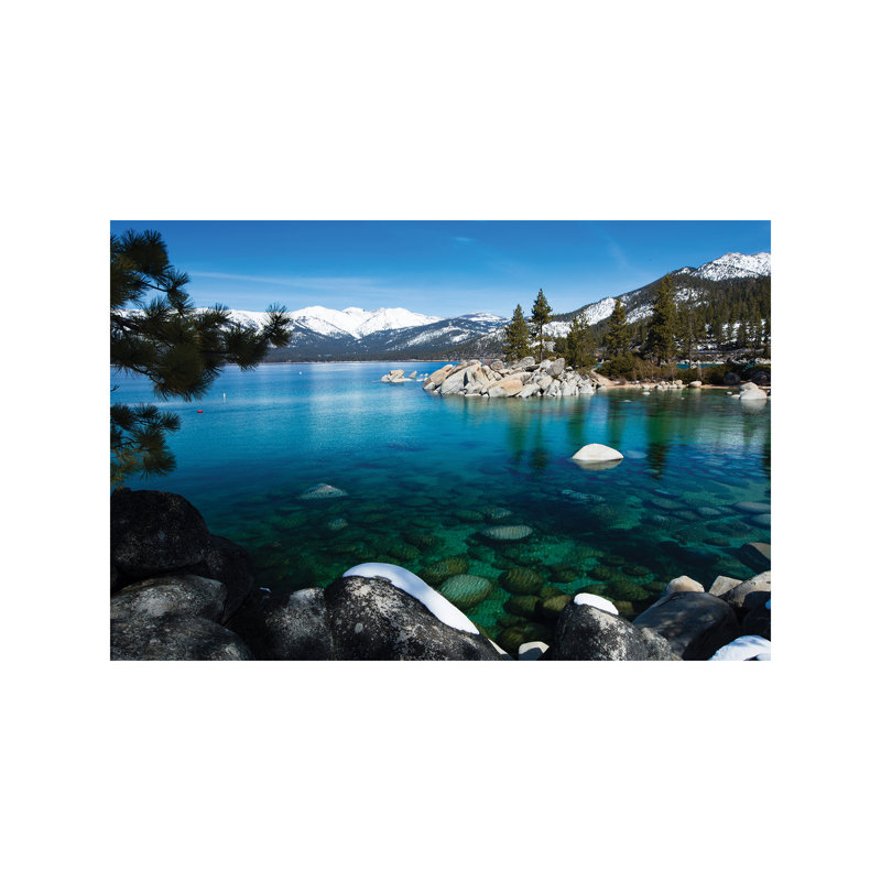 Rocks In A Lake, Lake Tahoe, California, Usa V by Panoramic Images - No Frame Print on Canvas, 152.5 cm H x 101.5 cm W