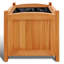 Clardy Wood Raised Flower Bed-2137367695-2137367700