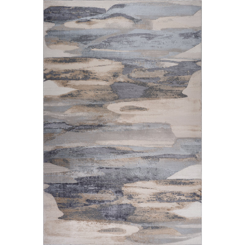 Tapis rectangulaire Kennika avec envers antidérapant, Rectangle 7 pi 10 po x 10 pi 10 po