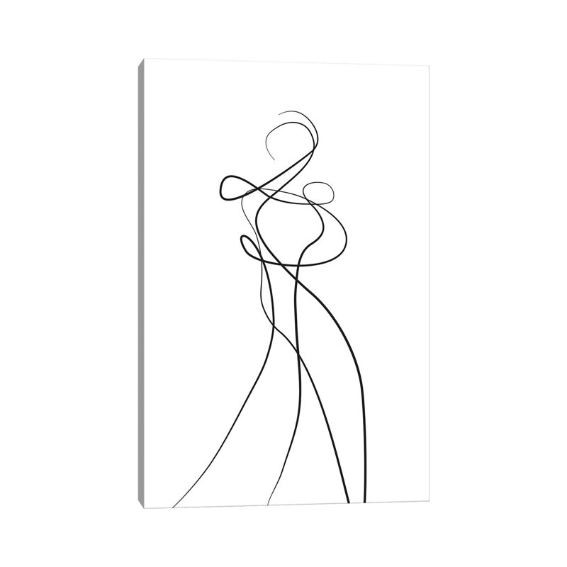 Shape Of You II by Design Fabrikken - Wrapped Canvas Print, 20.32 cm H x 30.48 cm W