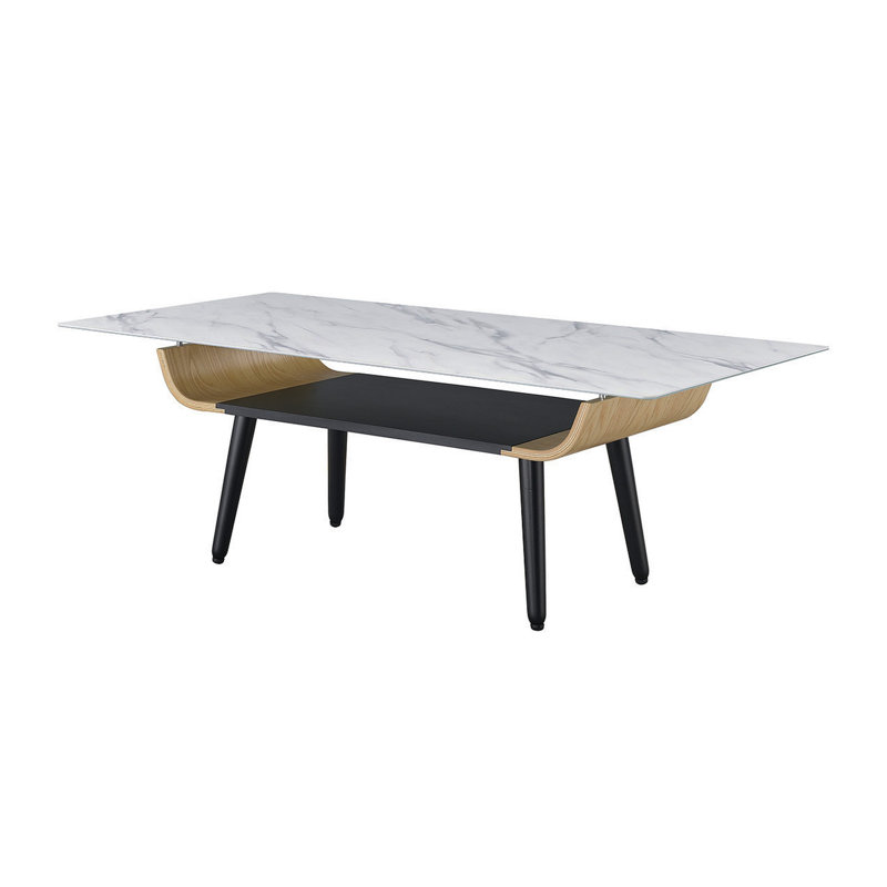 Table basse Pylant, Blanc