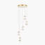 Bieger 5 - Light Gold LED Cluster Pendant