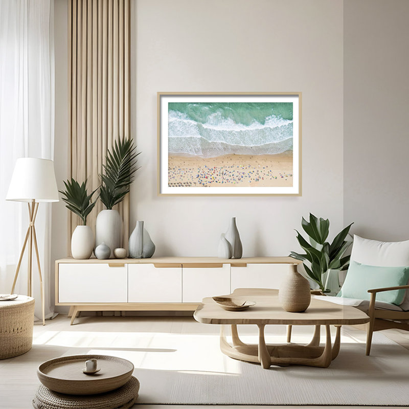 Summer Beach Print by Kathrin Pienaar, 16" H x 24" W x 1.5" D, Wrapped Canvas, Does Not Apply