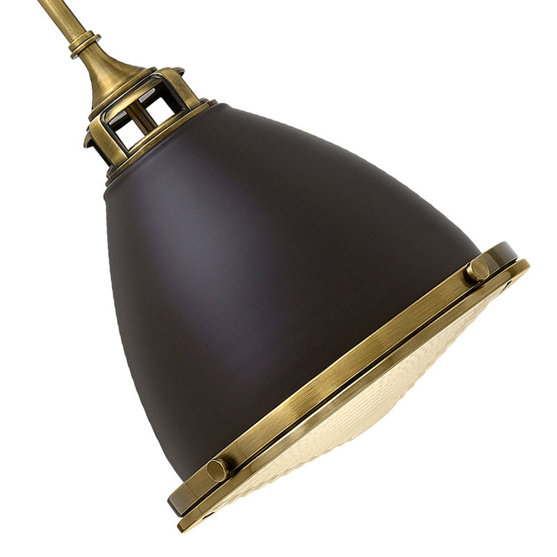 Amelia 1 Light Mini Pendant, Buckeye Bronze