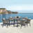 Elvina 6 - Person Patio Dining Set with Rectangular Table , Cushions Included
