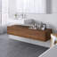 Meuble-lavabo mural 60 po avec résine
