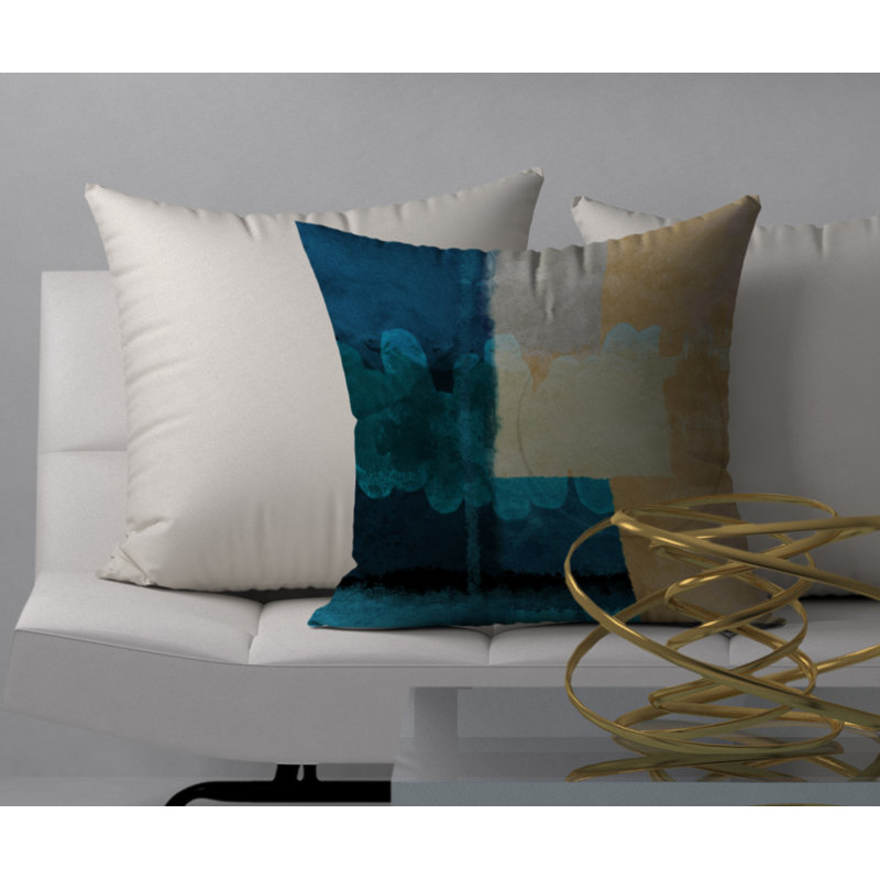 Coussin décoratif carré idéal invitant, 24 po x 24 po