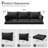 8 Pcs Outdoor Cushion Slipcovers All-Weather Patio Cushion Covers For Outdoor Furniture, Covers Only-1030830972