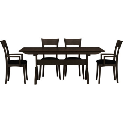 Sarah Solid Wood Top Four Leg Dining Set