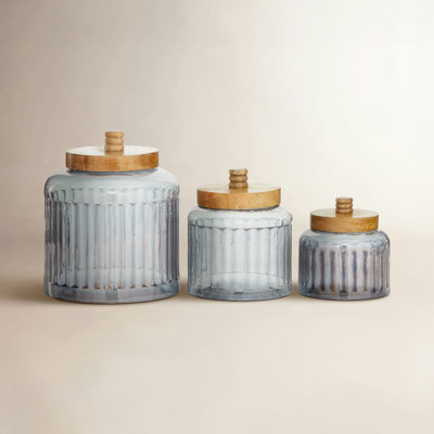 Glass Kitchen Canister Set