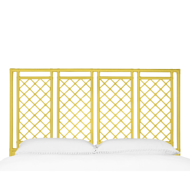 X And Diamond Headboard, Sunflower Yellow, King
