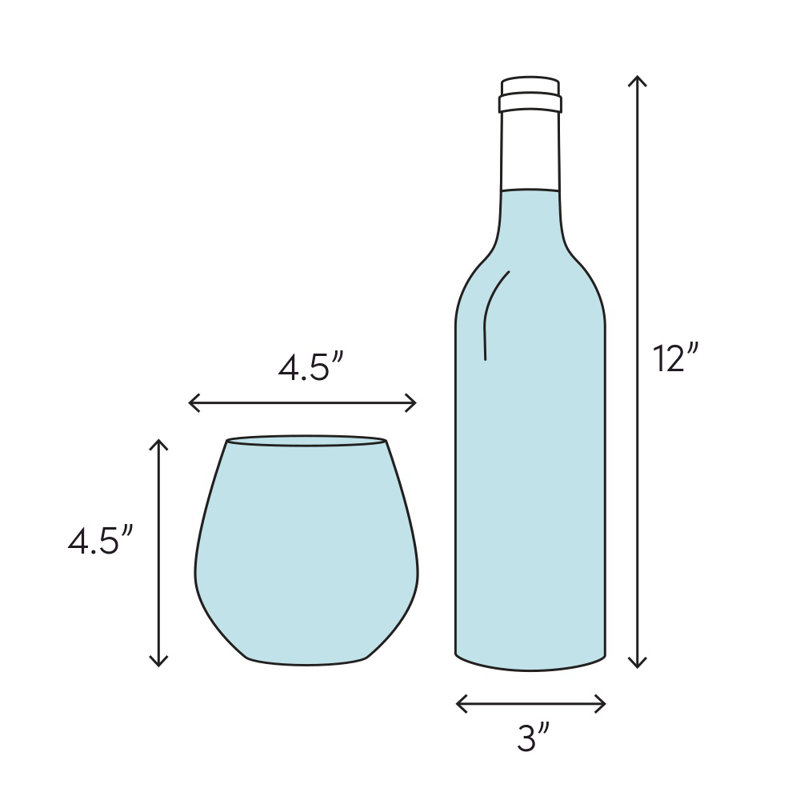Saloma Stemless 20 oz. Stemless Wine Glass