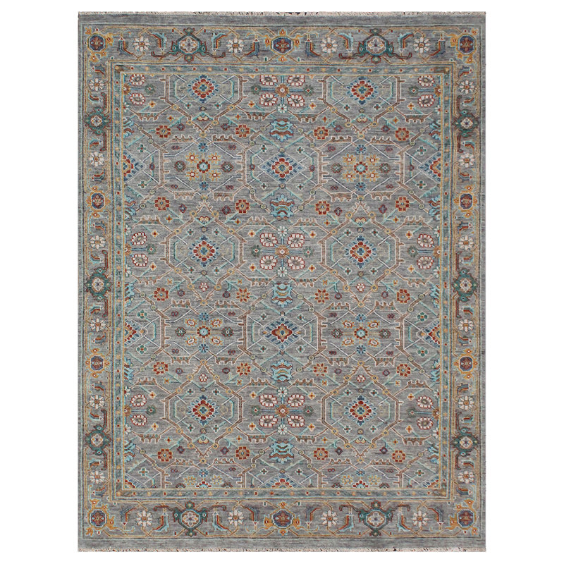 Wool Oriental Indoor Rug, Rectangle 8' x 10'
