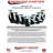 4 Piece Polyolefin Caster Set with Roller Bearings