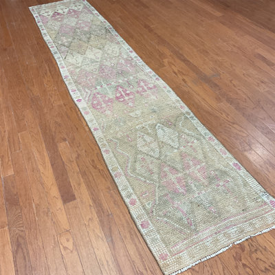 Bungalow Rose Handmade Turkish Oushak Wool Runner
