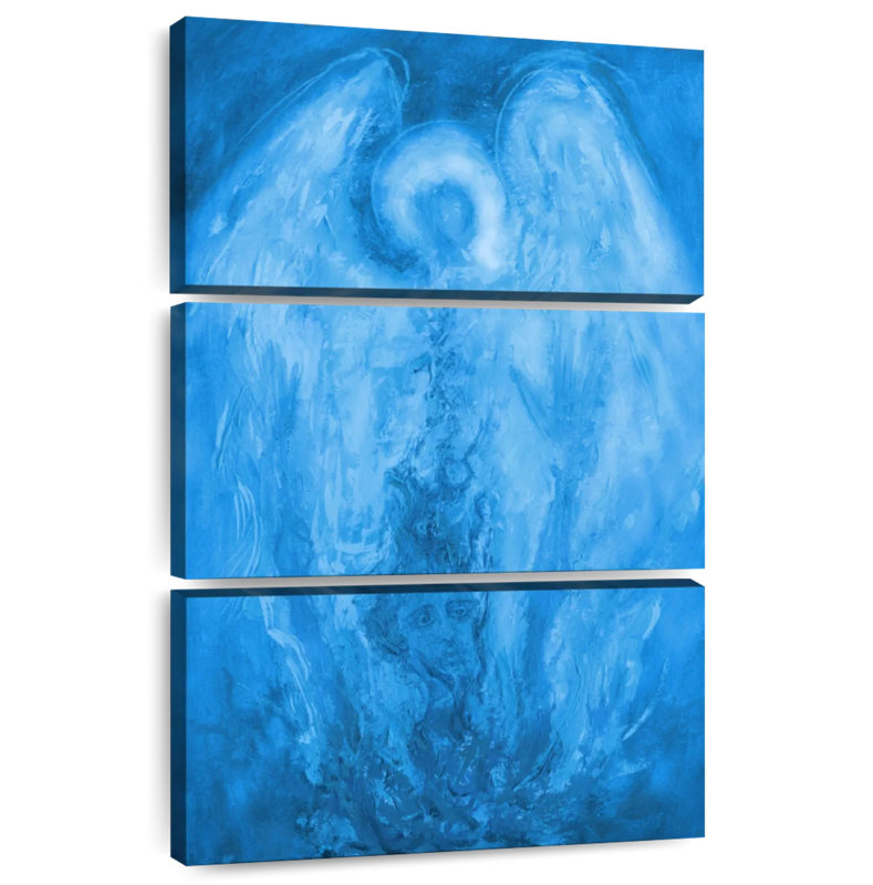 Leisha Blue Angel, 45" H x 28" W