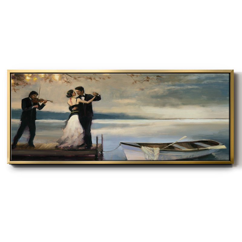Twilight Romance- Framed Canvas, 20" H x 50" W
