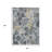 3' X 5' Pewter Beige And Ivory Geometric Washable Indoor Outdoor Area Rug