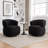 Olevide Swivel Barrel Chair-490876514