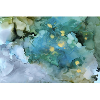 «Aqua Brume I» par Victoria Borges - peinture sur toile tendue