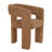 Modern Upholstered Barrel Dining Armchair-1401967618