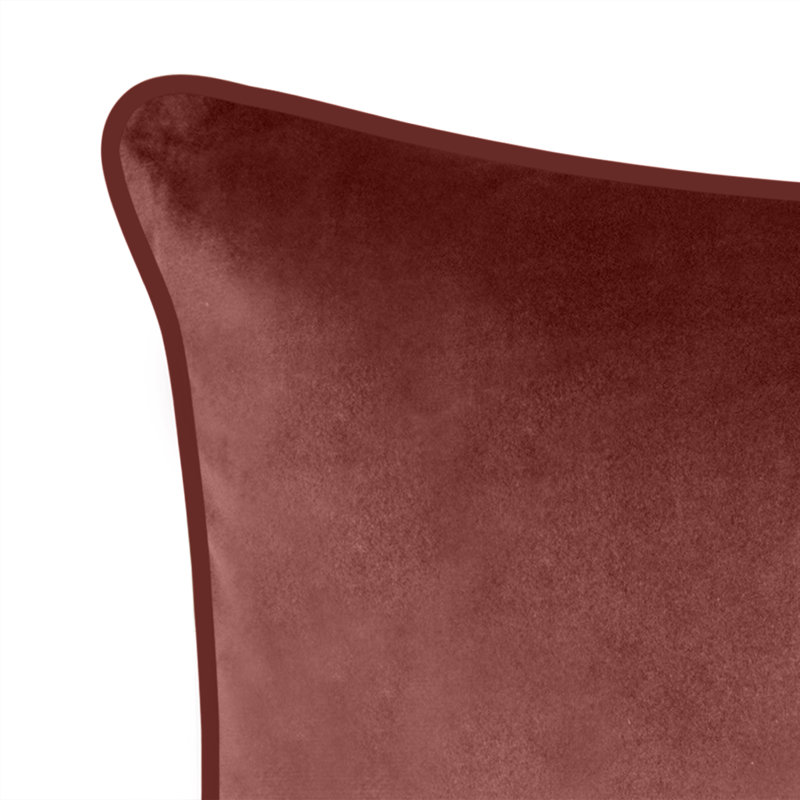Feather Throw Pillow, Pumpkin Orange