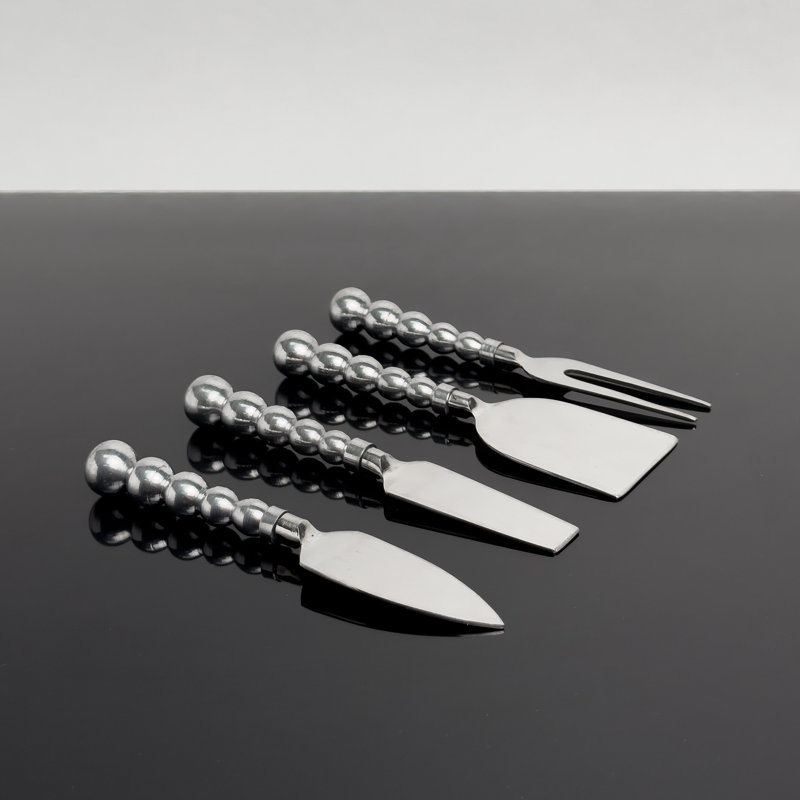 Bucholz 4 Piece Stainless Steel Wood Stainless Steel Spreader Set