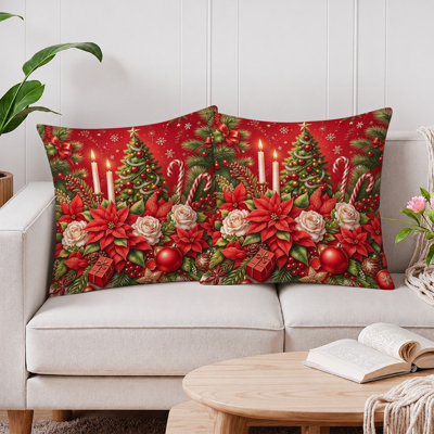 Polyester Vintage Look Pillowcase