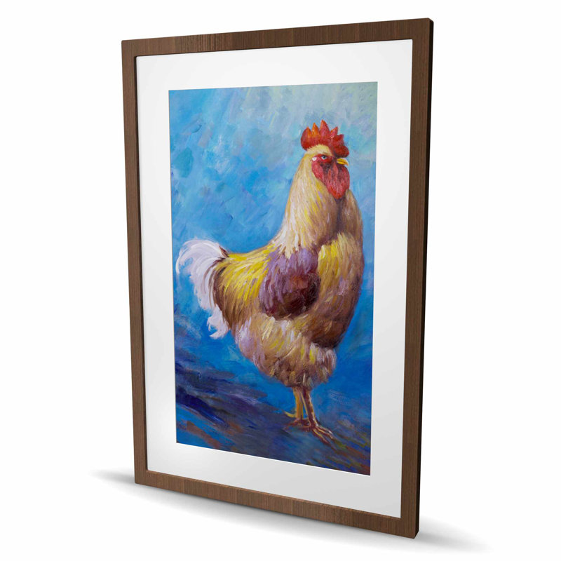 Beautiful Rooster - Blue Kitchen