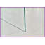 Table basse en verre trempé transparent pour le salon, table d'appoint polyvalente facile à nettoyer sans assemblage requis