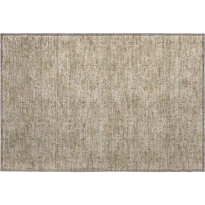 Premium Machine Washable Crestover AMF1856 Damask Rug, Rectangle 1'8" x 2'6"