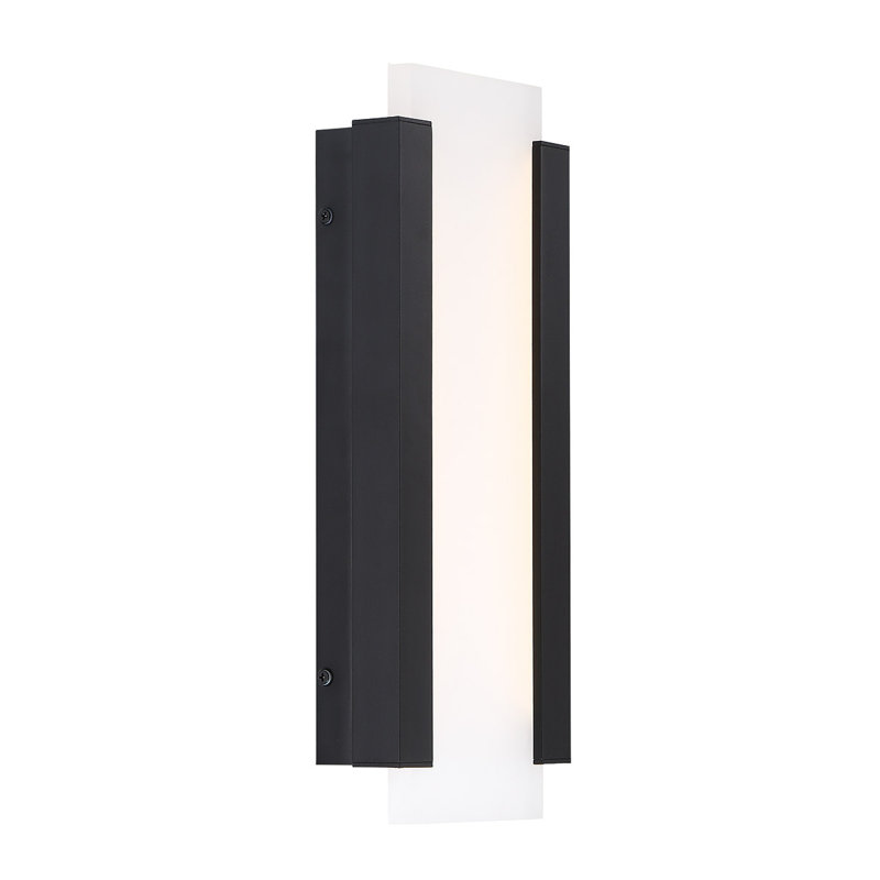 Fiction Dimmable LED Outdoor Wall Sconce, 14.13" H x 2.38" W x 5.63" D