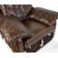 Ensemble de fauteuil en cuir et repose-pieds