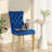 Velvet Upholstered Dining Chair with Wood Legs-683354871-683354867-683354876