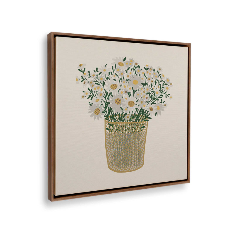 «Sweet as a Daisy» par Alisa Galitsyna, reproduction d'art sur toile, H 30 po x l 30 po x P 1,38 po, Toile à cadre flottant