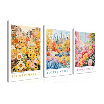 3 Piece Wrapped Canvas Print