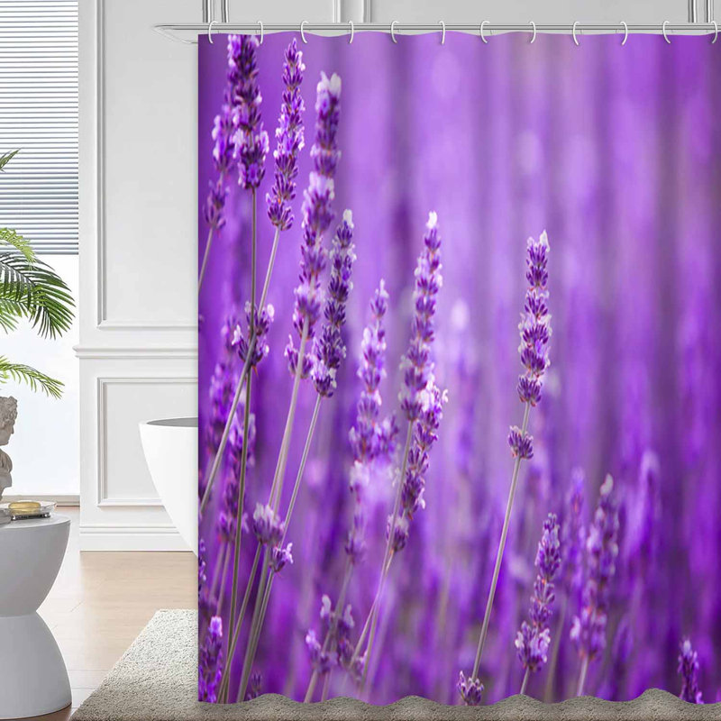 Rideau de douche Lavender, L 72 po x l 84 po
