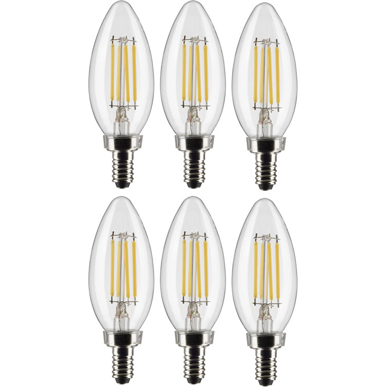 Wayfair Basics® 4 Watt B11 LED; Clear; Candelabra Base; 90 CRI; 3000K; 120 Volt