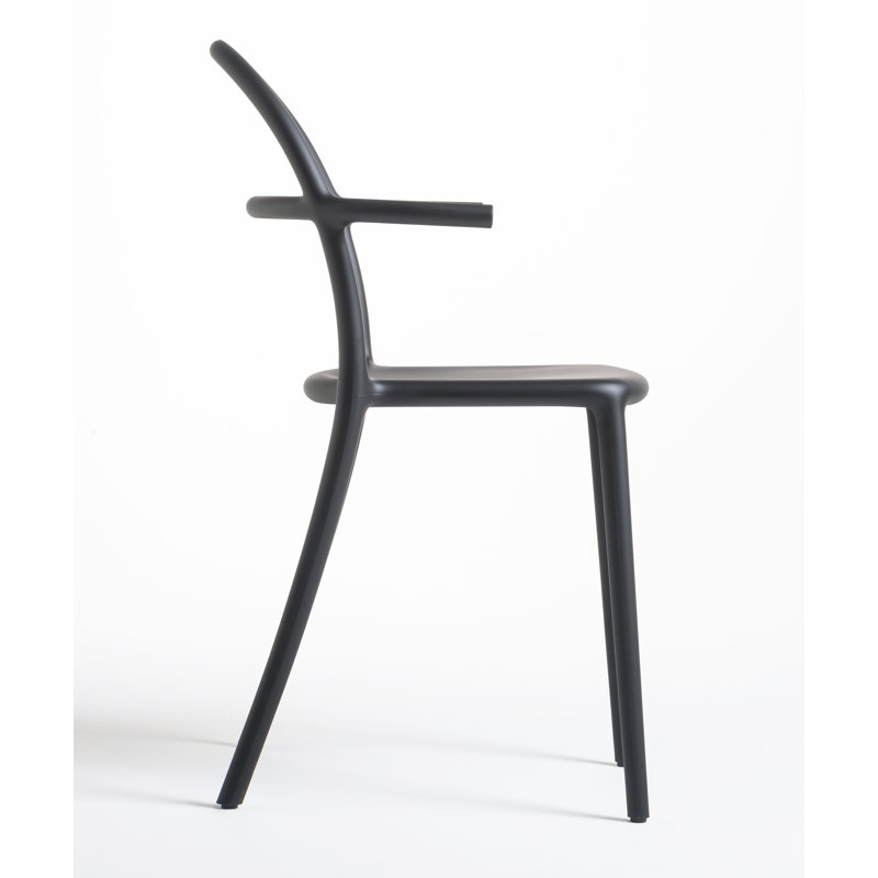 Generic C Arm Chair, Black