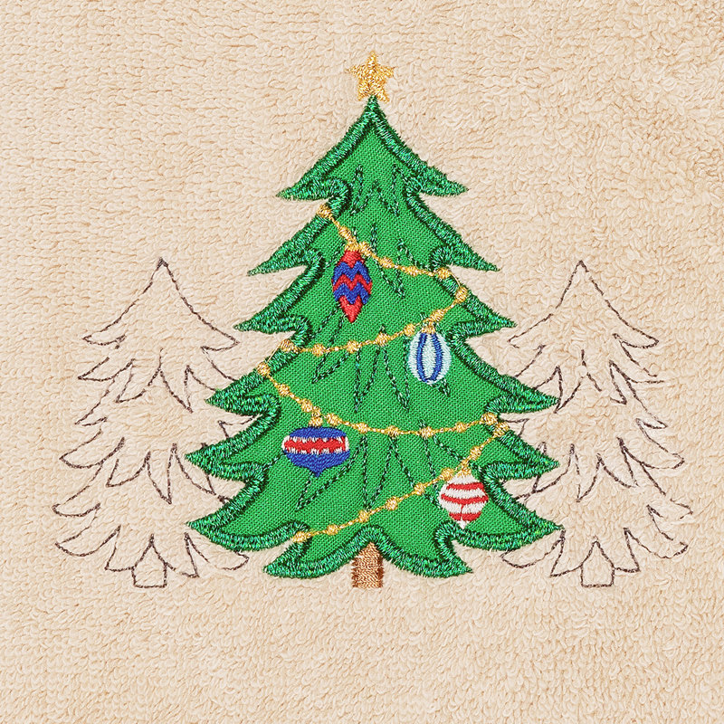 Christmas Midweight Hand Towel, Sand