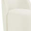 Integrated Barrel Armless Swivel Fabric Dining Chair（Set of 2）-1088541079