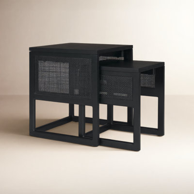 Cinna Solid Wood Nesting End Table