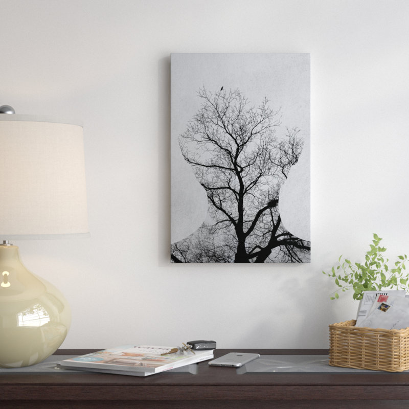 Arbre de vie par Andreas Lie - reproduction de photo, H 18 po x l 12 po x P 1,5 po, Toile