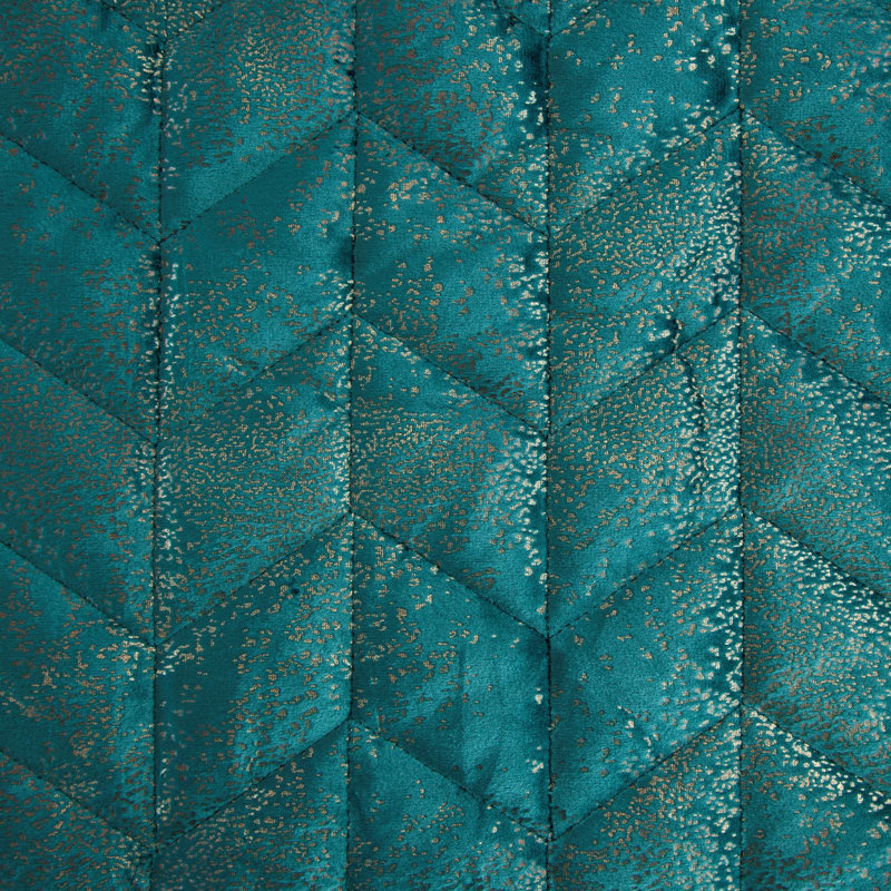 Khanh Striped Bedspread, Turquoise, W220 x L240cm