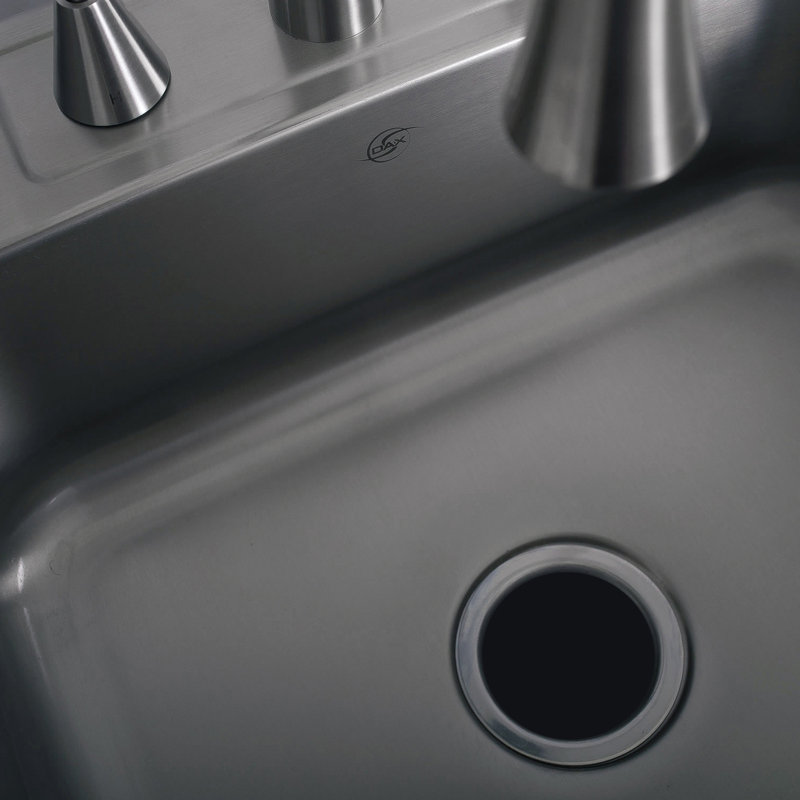 Évier de cuisine encastré L 25 po x l 22 po