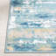 Tapis bleu sarcelle / doré Agastya-1638277363