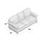 Beglin Upholstered 86'' Sofa
