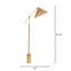 Fitzgerald Floor Lamp, Natural Abaca Rope
