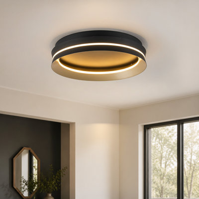 Modern Dimmable LED Drum Flush Mount